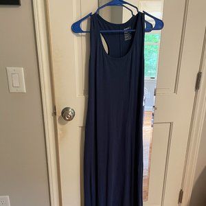 Pact Blue Maxi Dress, Size S